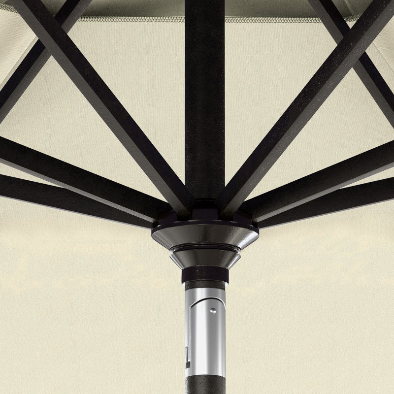 Sunbrella - Parasol en bronze 11 pi, Crème Sunbrella®