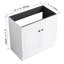 Meuble-lavabo autoportant 36 po et 2 portes d'armoire à fermeture en douceur, à l'exception du lavabo