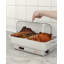 Ensemble de réchaud électrique demi-taille 2 x 4,5 pintes pour buffet avec contrôle de la température, chauffe-plat et réchauds en acier inoxydable avec couvercle transparent pour la restauration et les fêtes