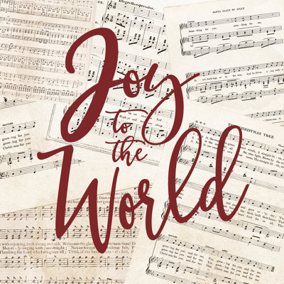 Joy To The World 3 - Wrapped Canvas Print