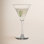 Paneled Ribbed Martini Glass