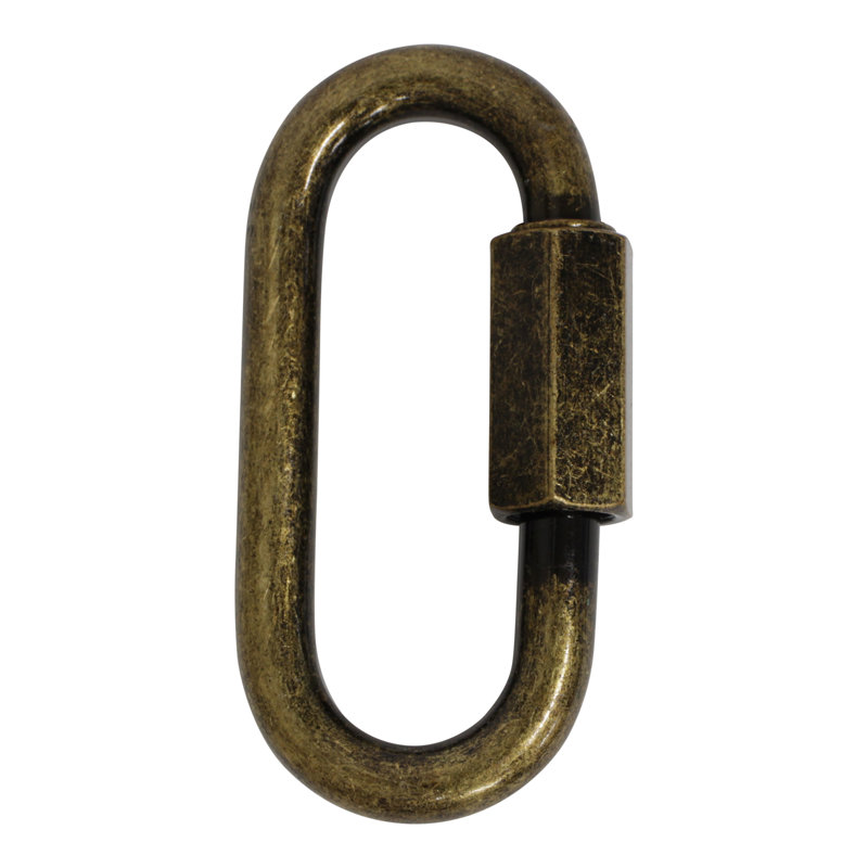 Verrouillage à vis fileté (2 pièces), Bronze, H 2,28 po x l 1,06 po x P 0,24 po