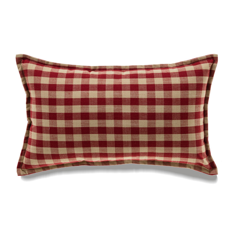 Housse de coussin Michael Penney, Carreauté rouge
