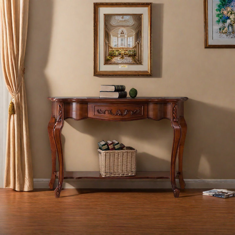 Retro Rural Console Table, 31.5" H x 47.24" W x 17.72" D