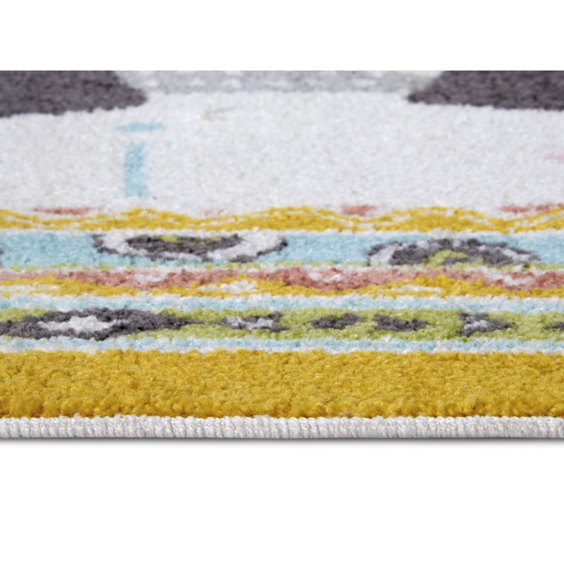 Adventures Children White Rug, Rectangular 120 x 170cm
