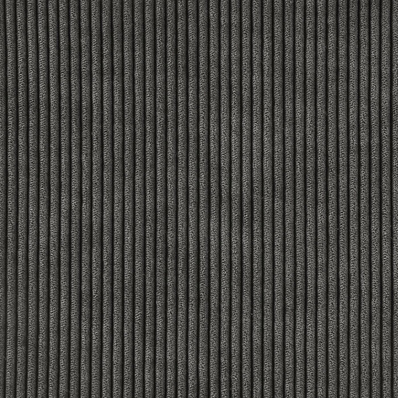 Fauteuil d'appoint capitonné Dana, Gris anthracite