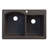 Aversa 33'' L Double Bowl Kitchen Sink-16187810