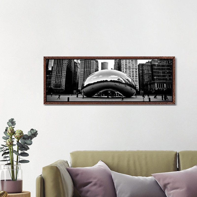 Unknown Artist by Unknown Artist - Floater Frame Panoramic Gallery-Wrapped Canvas Giclée on Canvas, Classic Wood