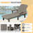 Bryssia Outdoor Armrest Bench（Set Of 2）-165680851