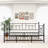 Metal Daybed Frame Twin Size Platform with trundle