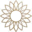 Médaillon de plafond en bois Daisy-59356316-59356295