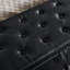 Élégant banc avec repose-pieds avec charnière de sécurité, capacité de poids de 350 lb, rembourré pour la chambre à coucher et le salon