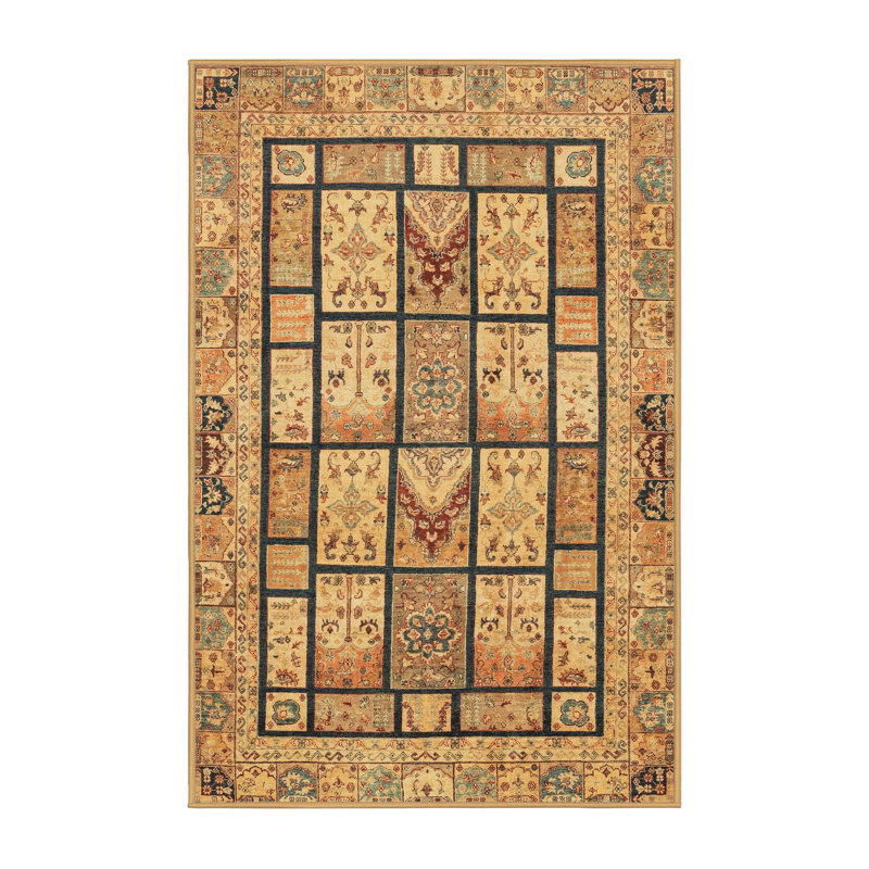 Abstract Indoor Rug, Rectangle 4' x 6'