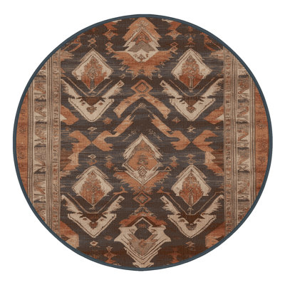 Tapis brun lavable à la machine