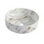 Lavabo de salle de bain rond en céramique, comptoir, lavabo pour salle de bain, fond blanc avec lignes dorées (BAA0014012PP)-782291807