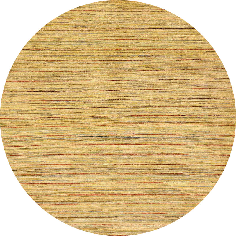 Tapis décoratif multicolore à motif abstrait, Rond 8 pi