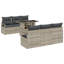 175cm Wide Patio Sofa with Cushions