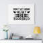 Don't Let Your Heart Be Troubled - Wrapped Canvas Print-1835642567