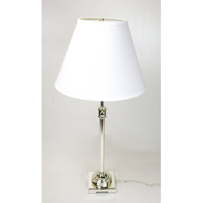 Lampe de table 12 "en argent Jenna