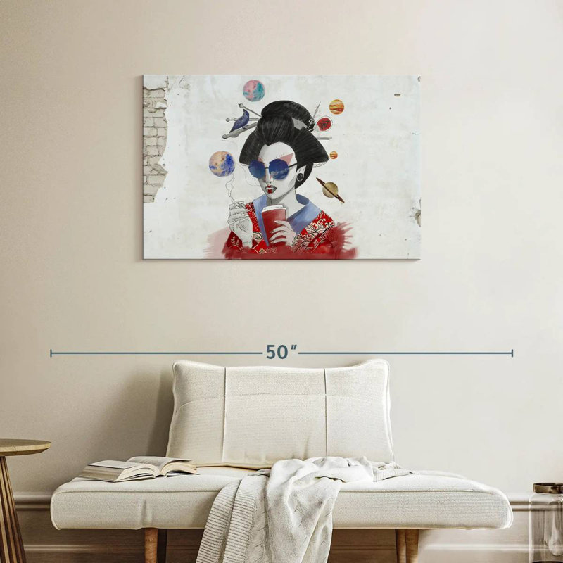 Geisha urbaine Leisha, H 24 po x l 36 po