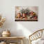 Nature morte des légumes et des fruits dans un pot en cuivre, tableau sur toile-1645641580