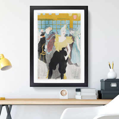 The Clownesse by Henri de Toulouse-Lautrec - Picture Frame Painting