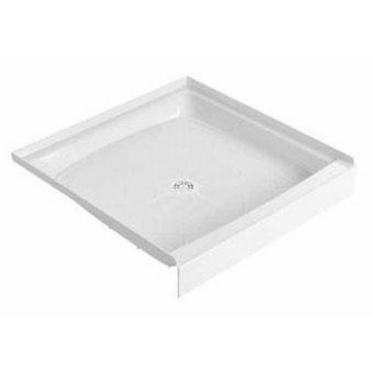 Proflo PFSB3636WH Morenci 36 in. x 36 in. Shower Base with Center Drain White