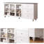 Armoire de rangement minimaliste en bois massif-102188896