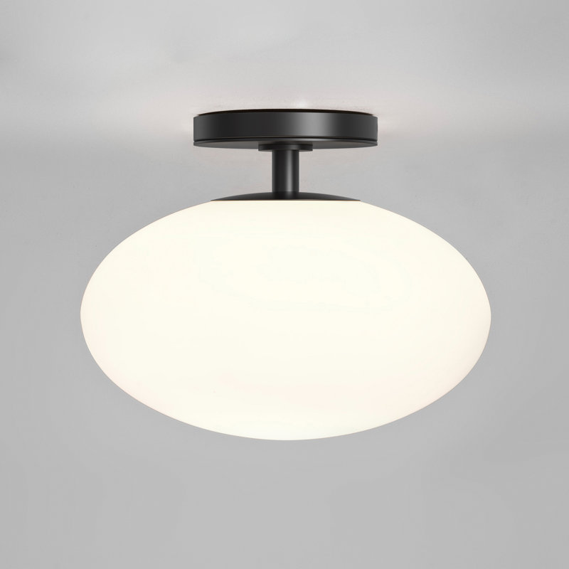 Zeppo 1 - Light Semi Flush Mount, Matt Black
