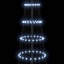 LED Christmas Tree 100.5 x 100.5 x 302.5 cm Metal-789592389