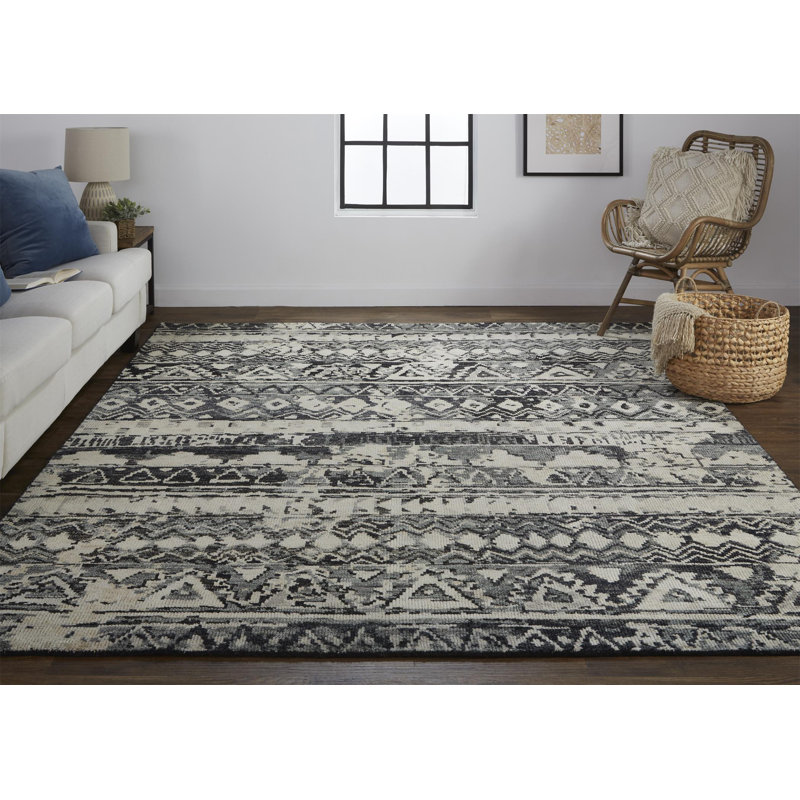 Palomar Wool Ikat Area Rug, Rectangle 3'6" x 5'6"