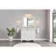 42" Cadet Finish Solid Wood Sink Vanity  With 1' Artificial Stone Top-1571725721
