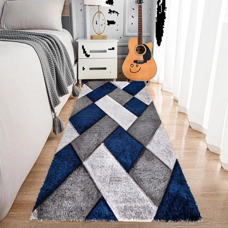 Shag Area Rug, Rectangle 80 x 150 cm