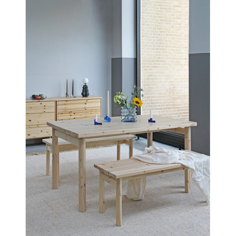 Pace Dining Table size 85 x 150 cm. Scandinavian design, made in Europe, FSC certified wood.