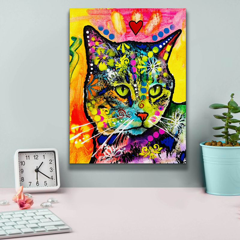 «Seen» par Dean Russo, art sur toile, H 16 po x l 12 po x P 0,75 po