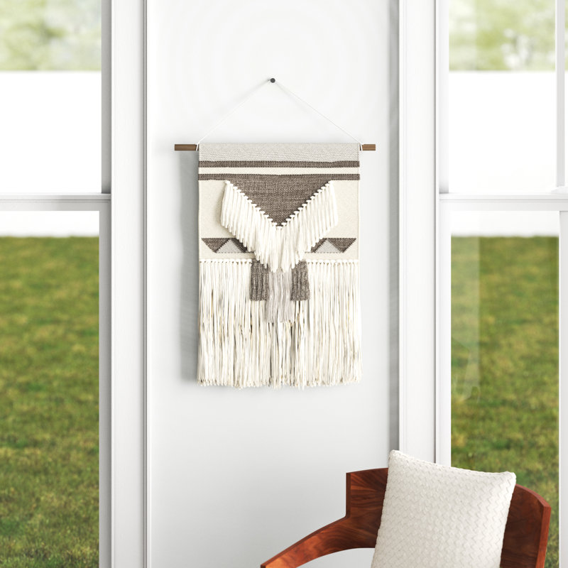 Suspension murale en laine