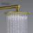 Rain Adjustable Shower Head 1.8 GPM GPM-93793905
