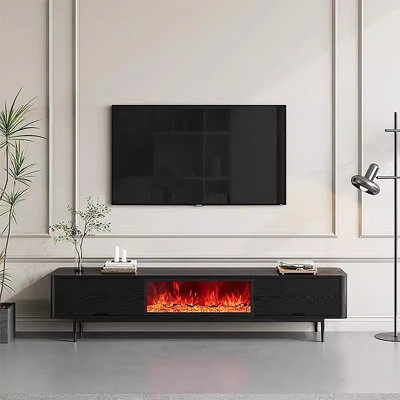 Meuble télé avec foyer moderne Modern Simulation