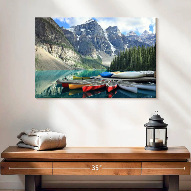Mehar Moraine Lake Canoes, H 16 po x l 24 po