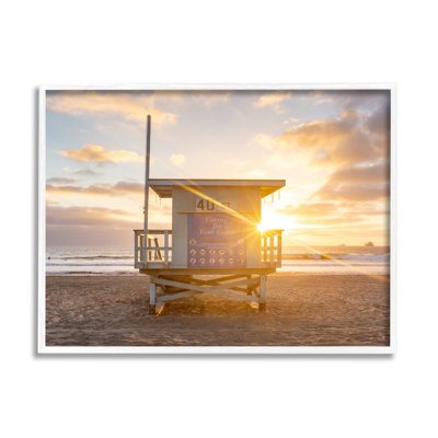 Beach Hut Summer Sunlight