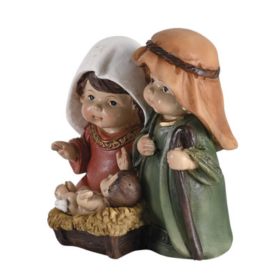 Nativity Holy Family Red Green 3.5H