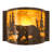 Celina Steel Flush Mounted Sconce