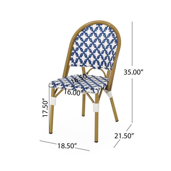 Bayou Breeze Outdoor Dining Side Chair & Reviews | Wayfair