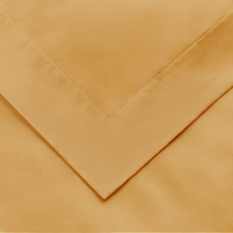 Luxurious Gold Egyptian Cotton King/California King Duvet Cover Set