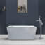 Baignoire de trempage autoportante en acrylique 47 po. X 28 po.