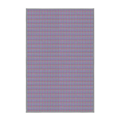 Tapis de zone mauve à motifs