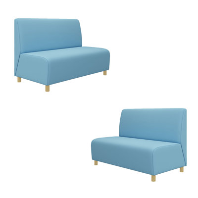 Banc rembourré en similicuir Eulala
