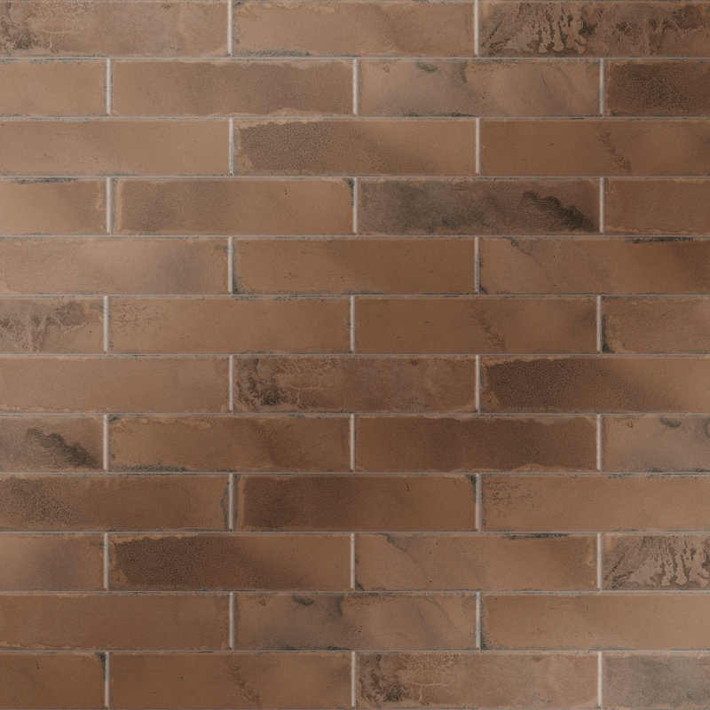 Luca 3" x 12" Ceramic Tile, Brown