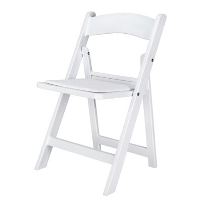 Chaise pour enfants pliante en résine blanche de Chivari
