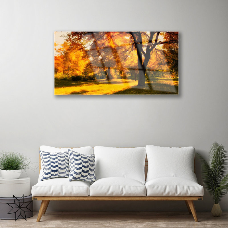 Nature Trees - Unframed Photograph on Glass